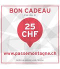 Bons cadeaux 25 CHF